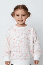 GIRLS PRINTED SWEATSHIRT - Smgarment's